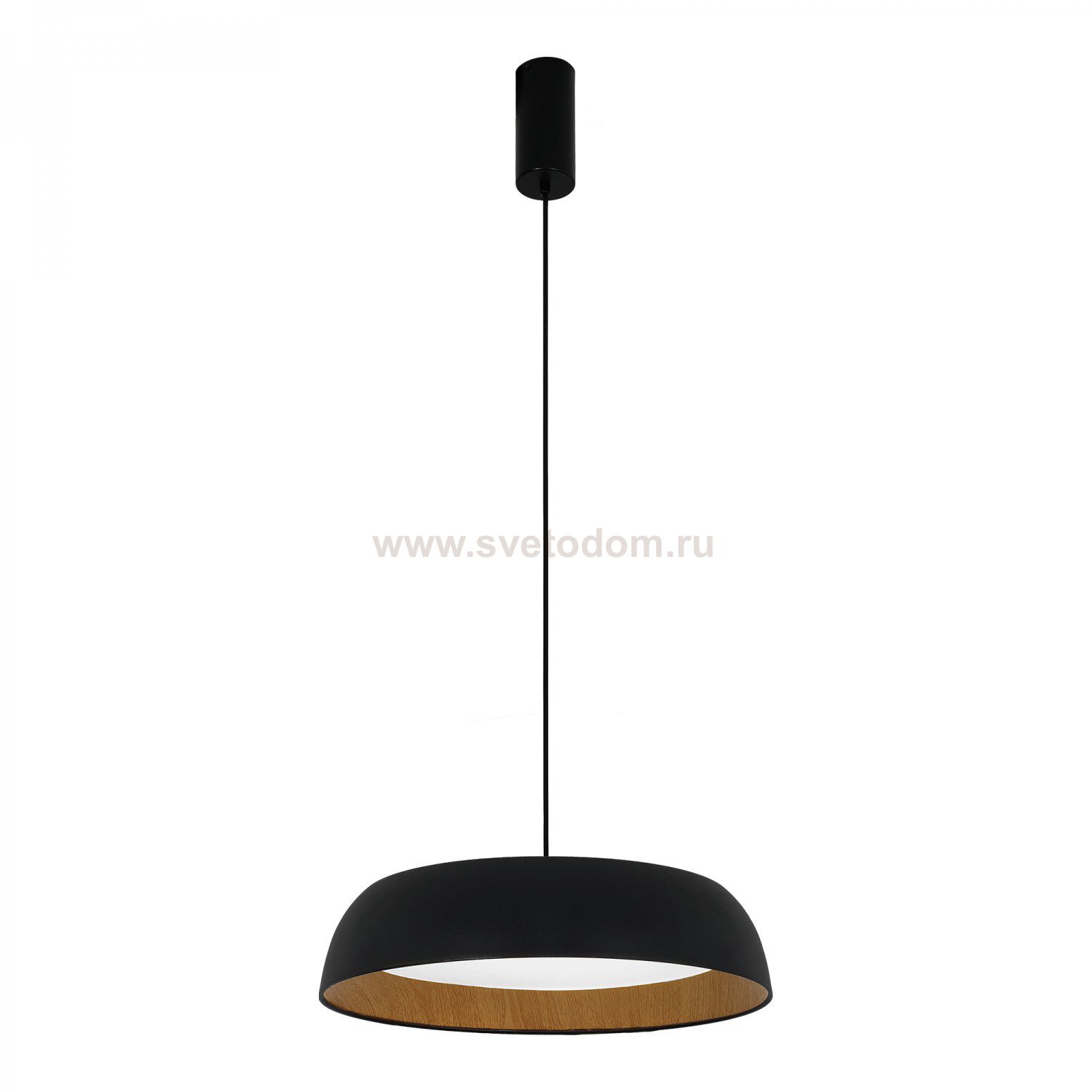 SLE1812-403-01 Светильник подвесной Черный, Древесный/белая LED 1*30W 4000K MUSE