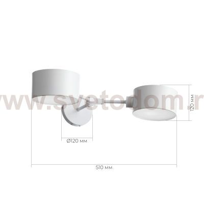 Светильник настенный St luce SLE183501-02 GIMENTO