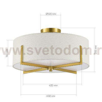 Светильник  с лампой накаливания St luce SLE3010-302-04 LINTON