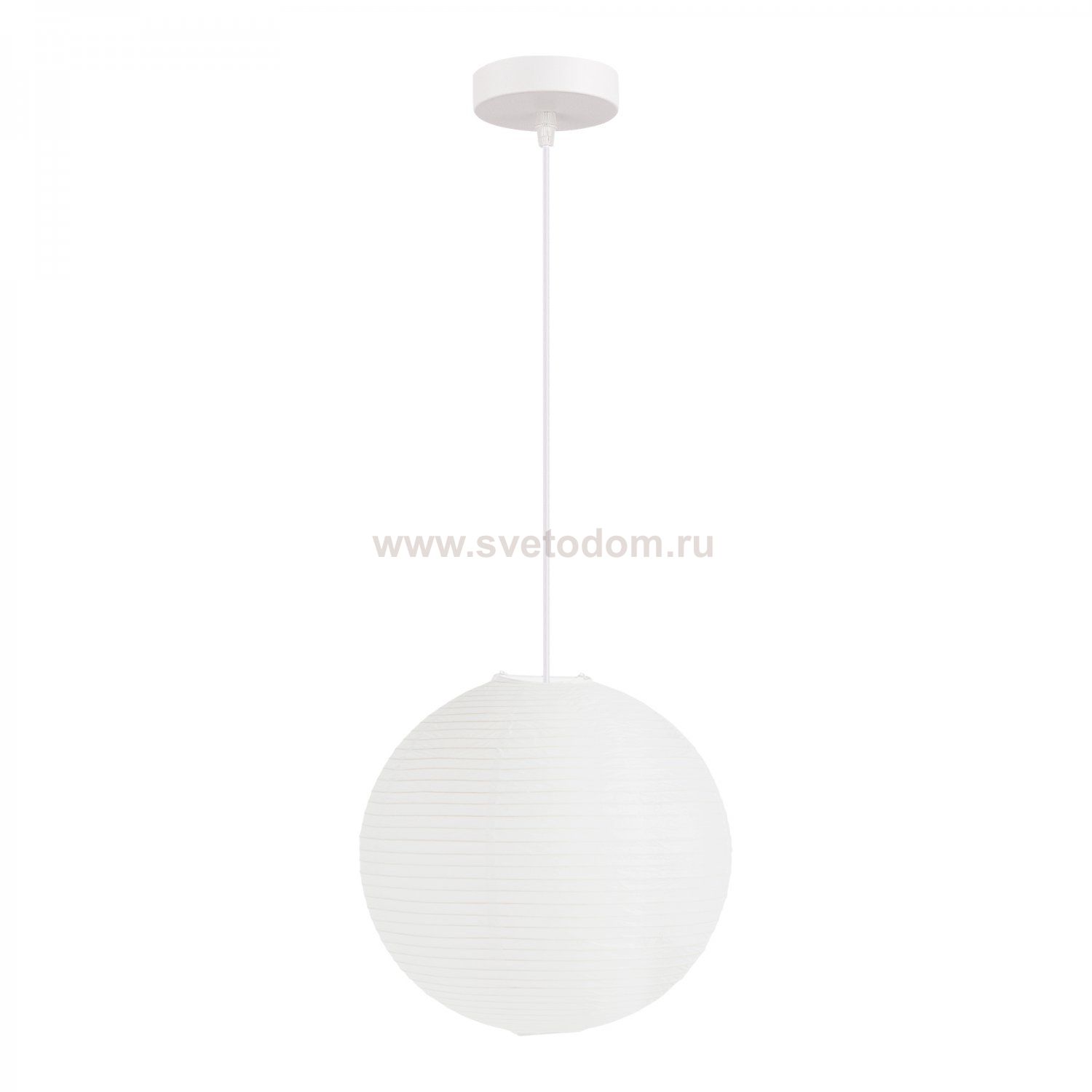 SLE6020-503-01 Светильник подвесной EVOLUCE белый D300mm E27 1*60W MOON