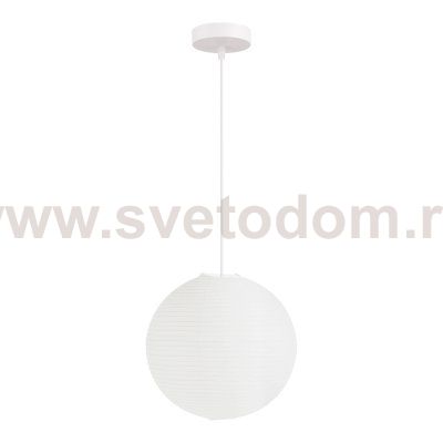 SLE6020-503-01 Светильник подвесной EVOLUCE белый D300mm E27 1*60W MOON