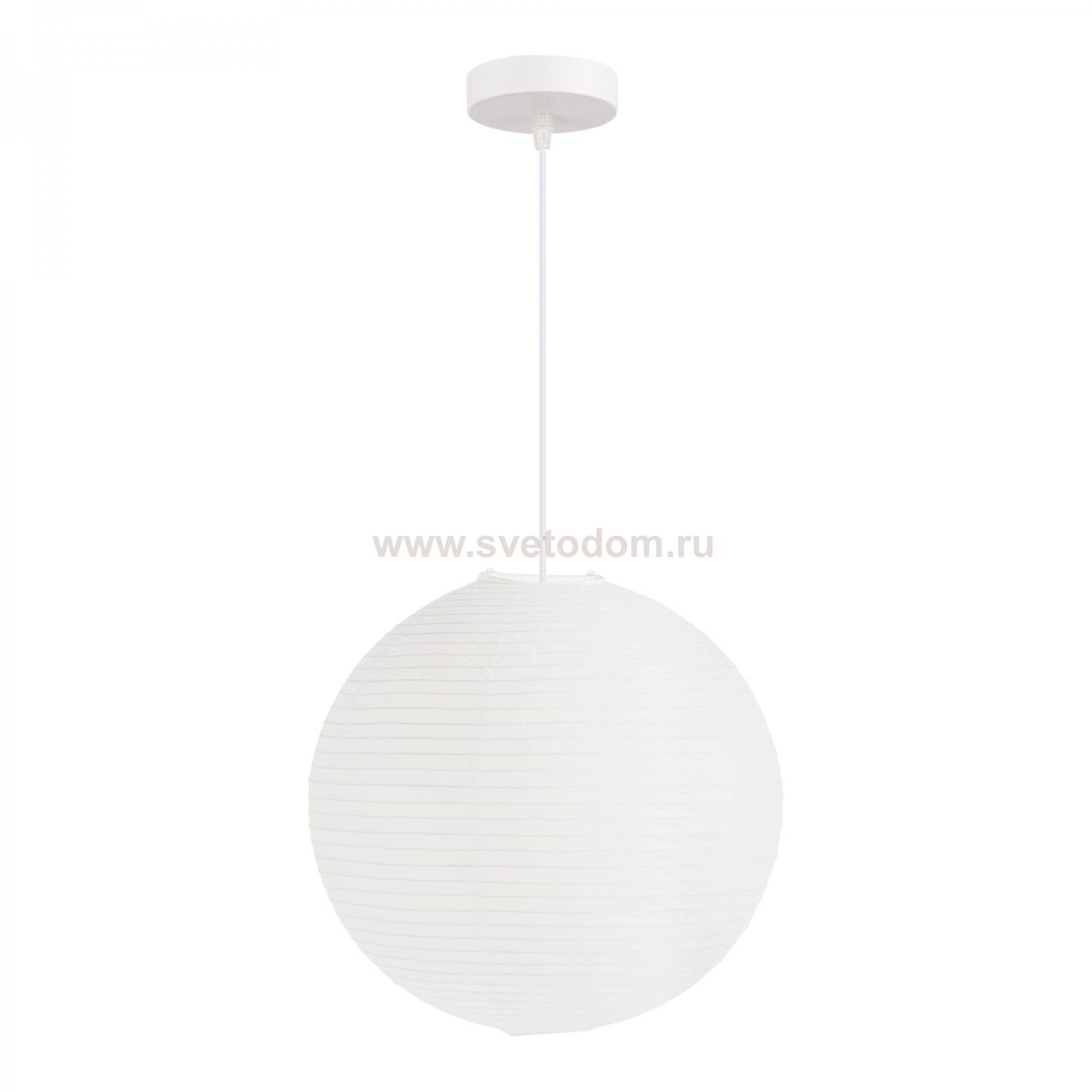 SLE6020-513-01 Светильник подвесной EVOLUCE белый D400mm E27 1*60W MOON