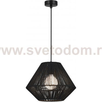 Светильник подвесной плетеный черный St luce SLE6025-403-01