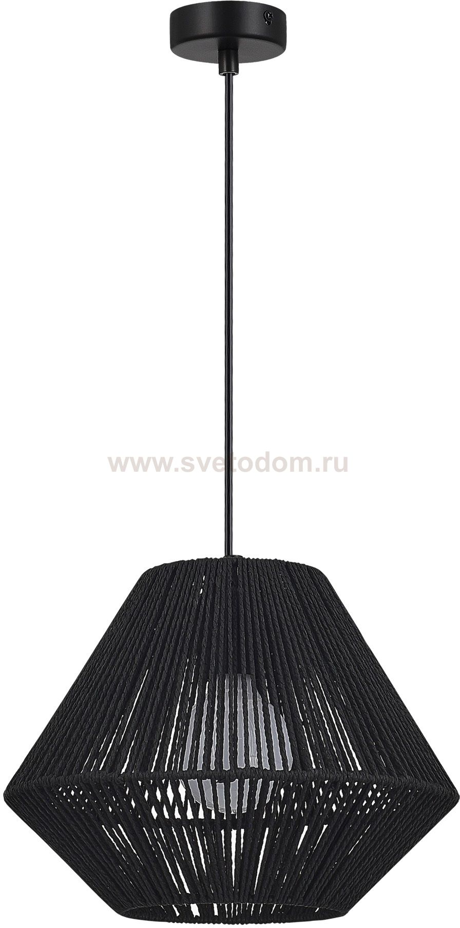 Светильник подвесной плетеный черный St luce SLE6025-403-01