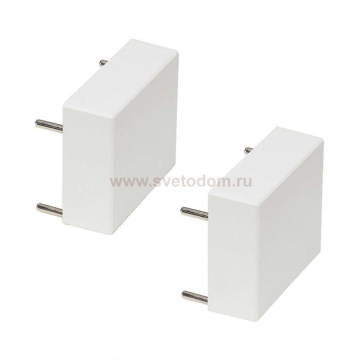 SLV 155084 Q-LINE, наконечник большой, 2 шт., серебристый