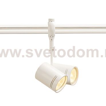 SLV 184441 BIMA 2 Lampenkopf f?r EASYTEC II, weiss, 2xGU10, max. 2x50W