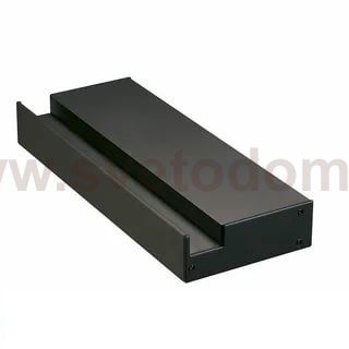 SLV 213660 GLENOS Profi-Wandtr?ger-Profil , inkl.Endkappen, mattschwarz, 20cm