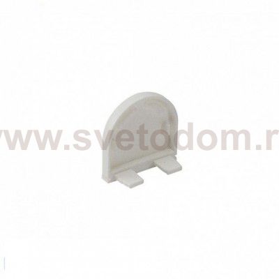 SLV 213781 GLENOS Endkappe f?r Profi- Profil 2609 CURVED, mattweiss, 2 St?ck