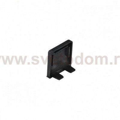 SLV 213790 GLENOS Endkappe f?r Profi- Profil 2609 SQUARE, mattschwarz, 2 St?ck