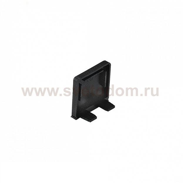 SLV 213790 GLENOS Endkappe f?r Profi- Profil 2609 SQUARE, mattschwarz, 2 St?ck