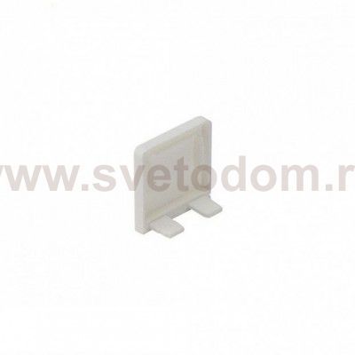 SLV 213791 GLENOS Endkappe f?r Profi- Profil 2609 SQUARE, mattweiss, 2 St?ck