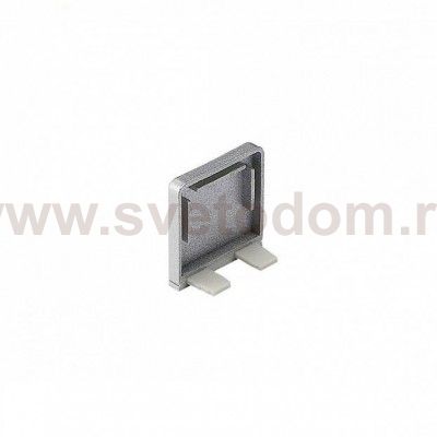 SLV 213794 GLENOS Endkappe f?r Profi- Profil 2609 SQUARE, silber, 2 St?ck