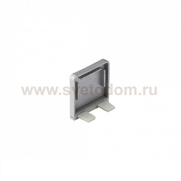 SLV 213794 GLENOS Endkappe f?r Profi- Profil 2609 SQUARE, silber, 2 St?ck