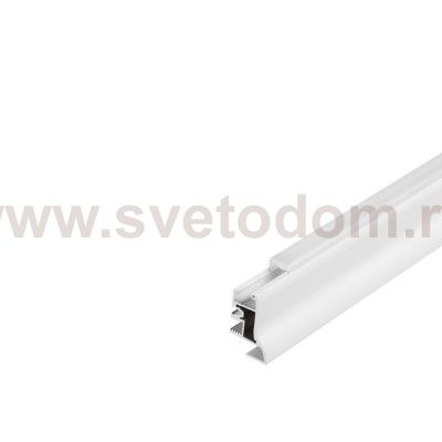 SLV 214001 GLENOS Fu?leisten-Profil 100, mattweiss, 1m, mit semi- transparenter Acrylabdeckung