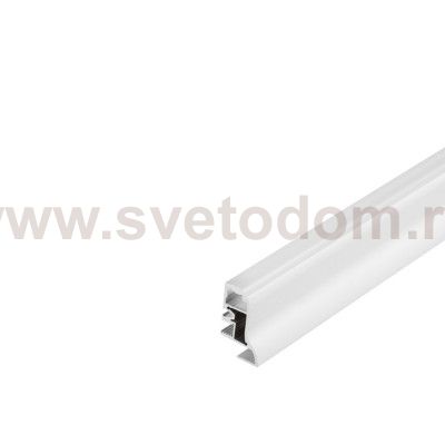 SLV 214011 GLENOS Fu?leisten-Profil 200, mattweiss, 2m, mit semi- transparenter Acrylabdeckung