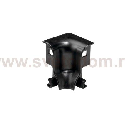 SLV 214040 GLENOS Eckverbinder INNEN f?r Fu?leisten-Profil , 90°, mattschwarz