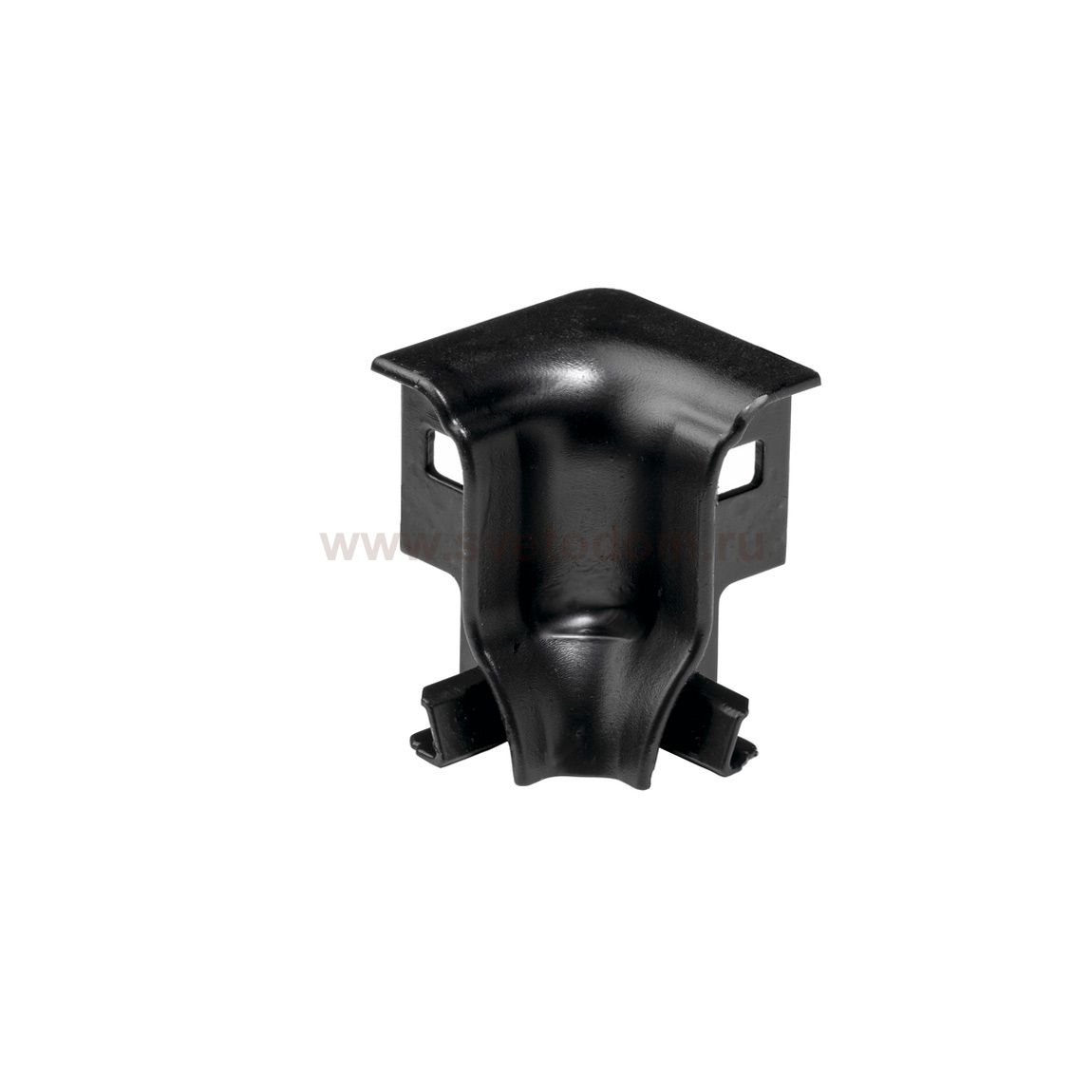 SLV 214040 GLENOS Eckverbinder INNEN f?r Fu?leisten-Profil , 90°, mattschwarz