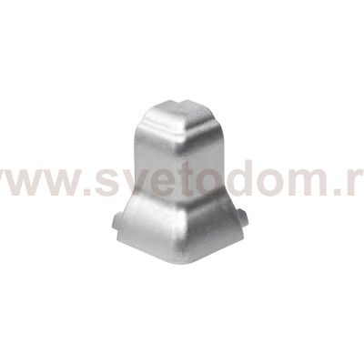 SLV 214054 GLENOS Eckverbinder AUSSEN f?r Fu?leisten-Profil , 90°, silber