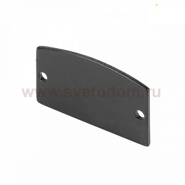 SLV 214380 GLENOS Endkappe f?r Profi- Aufbau-Profil 2713, mattschwarz, 2 St?ck