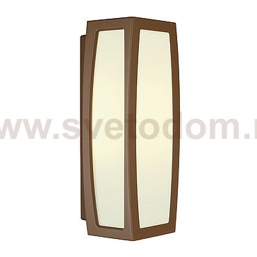 SLV 230047 MERIDIAN BOX Aussenleuchte, rostfarben, E27, max. 25W