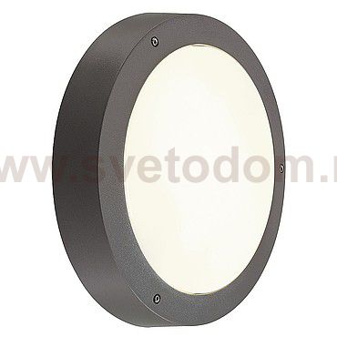 SLV 232425 DRAGAN SENSOR Wand- und Deckenleuchte, anthrazit, E27, max. 2x24W, IP44