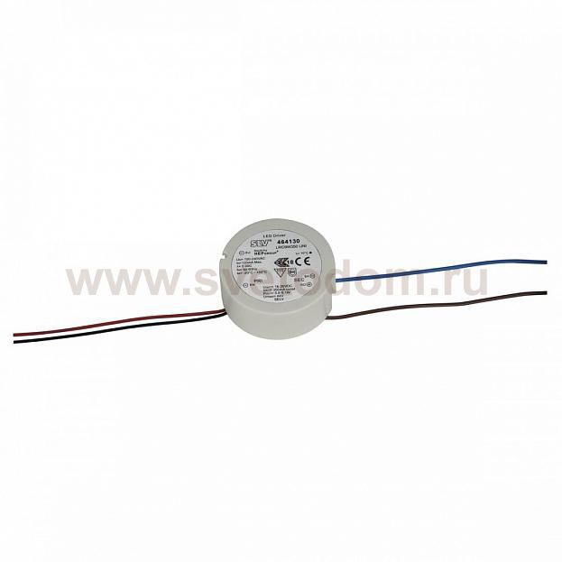 SLV 464130 LED-Treiber, 9W, 350mA, rund, ohne Zugentlastung