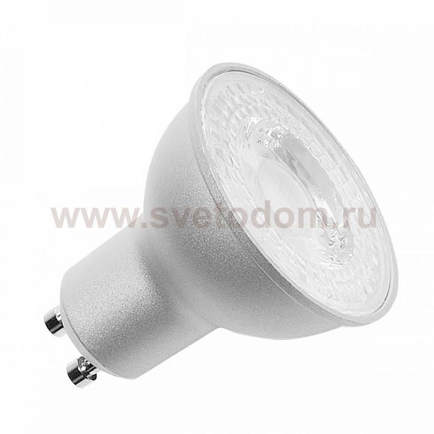 SLV 560522 QPAR51 Retrofit LED Leucht- mittel, 10W, GU10, 2700K, 370 lm, dimmbar, silbergrau
