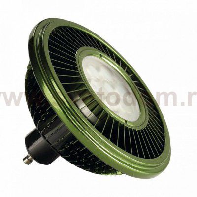 SLV 570512 LED ES111 Leuchtmittel, gr?n, 17W, 30°, 2700K, dimmbar