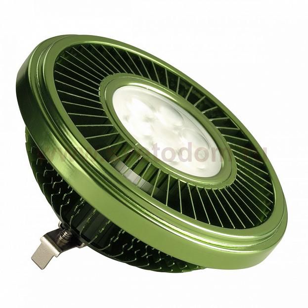 SLV 570612 LED QRB111 Leuchtmittel, gr?n, 19,5W, 30°, 2700K, dimmbar