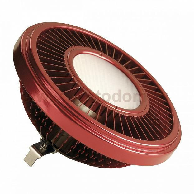 SLV 570652 LED QRB111 Leuchtmittel, rot, 19,5W, 140°, 2700K, dimmbar