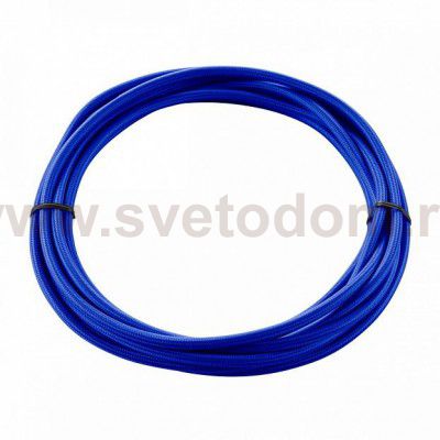 961373 SLV КАБЕЛЬ 3х 0,75 кв.мм, 5 м, H03W-F, в текстильной оплетке, синий