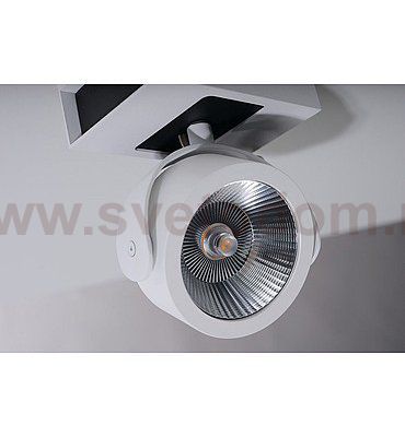 1000112 SLV KALU 1 LED светильник накладной с COB LED 17Вт, 3000К, 1000лм, 24°, белый/ черный