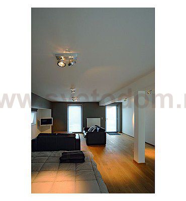 1000112 SLV KALU 1 LED светильник накладной с COB LED 17Вт, 3000К, 1000лм, 24°, белый/ черный