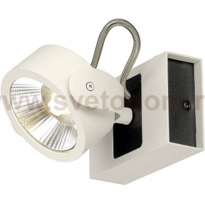1000112 SLV KALU 1 LED светильник накладной с COB LED 17Вт, 3000К, 1000лм, 24°, белый/ черный