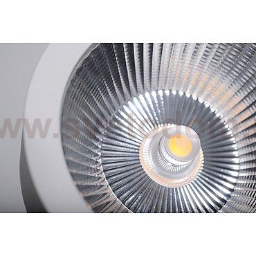1000112 SLV KALU 1 LED светильник накладной с COB LED 17Вт, 3000К, 1000лм, 24°, белый/ черный