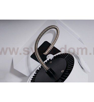 1000112 SLV KALU 1 LED светильник накладной с COB LED 17Вт, 3000К, 1000лм, 24°, белый/ черный