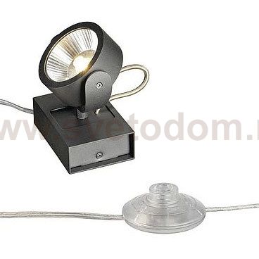 1000123 SLV KALU 1 LED FLOOR светильник напольный с COB LED 17Вт, 3000К, 1000лм, 24°, черный