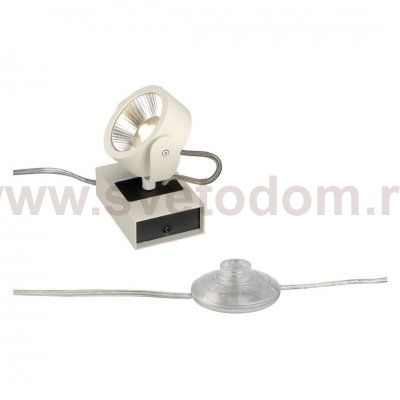 1000124 SLV KALU 1 LED FLOOR светильник напольный с COB LED 17Вт, 3000К, 1000лм, 24°, белый/ черный