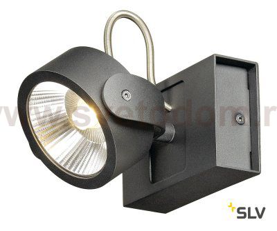 1000127 SLV KALU 1 LED светильник накладной с COB LED 17Вт, 3000К, 1000лм, 60°, черный