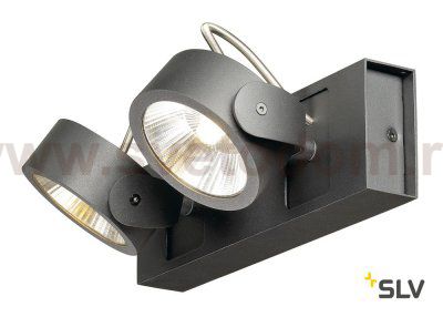 1000129 SLV KALU 2 LED светильник накладной с COB LED 34Вт, 3000К, 2000лм, 60°, черный