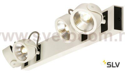 1000138 SLV KALU 4 LONG LED светильник накладной с COB LED 60Вт, 3000К, 4000лм, 60°, белый/ черный