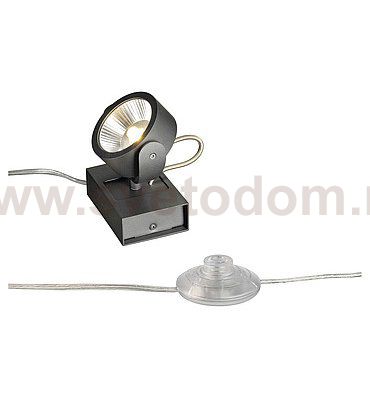 1000139 SLV KALU 1 LED FLOOR светильник напольный с COB LED 17Вт, 3000К, 1000лм, 60°, черный