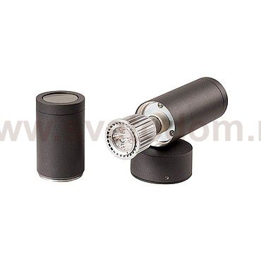 SLV 1000286 THELFF светильник настенный IP44 для 2x ламп GU10 по 11Вт макс., антрацит