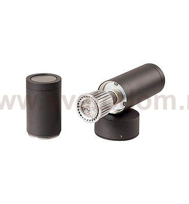 SLV 1000286 THELFF светильник настенный IP44 для 2x ламп GU10 по 11Вт макс., антрацит