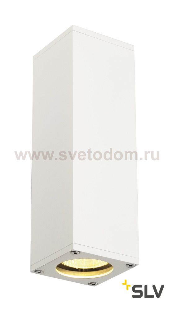 1000327 SLV THEO UP/DOWN светильник настенный для 2-х ламп GU10 по 50Вт макс., белый