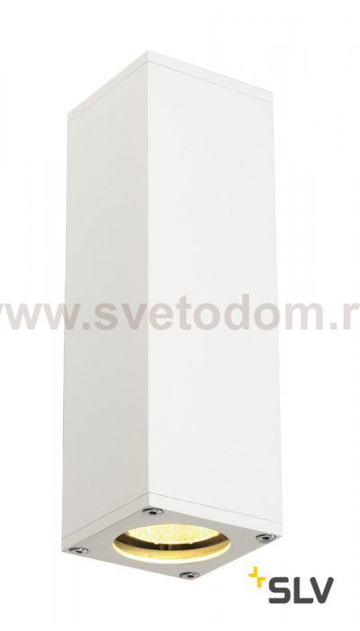 1000327 SLV THEO UP/DOWN светильник настенный для 2-х ламп GU10 по 50Вт макс., белый