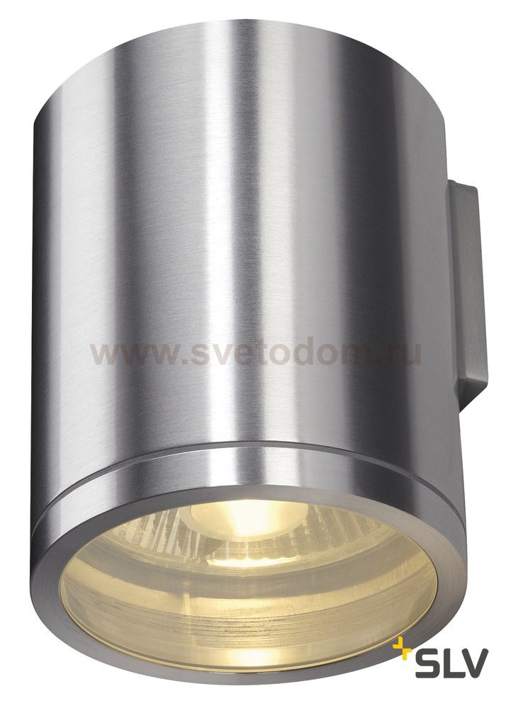 1000333 SLV ROX WALL OUT светильник настенный IP44 для лампы ES111 75Вт макс., матированный алюминий