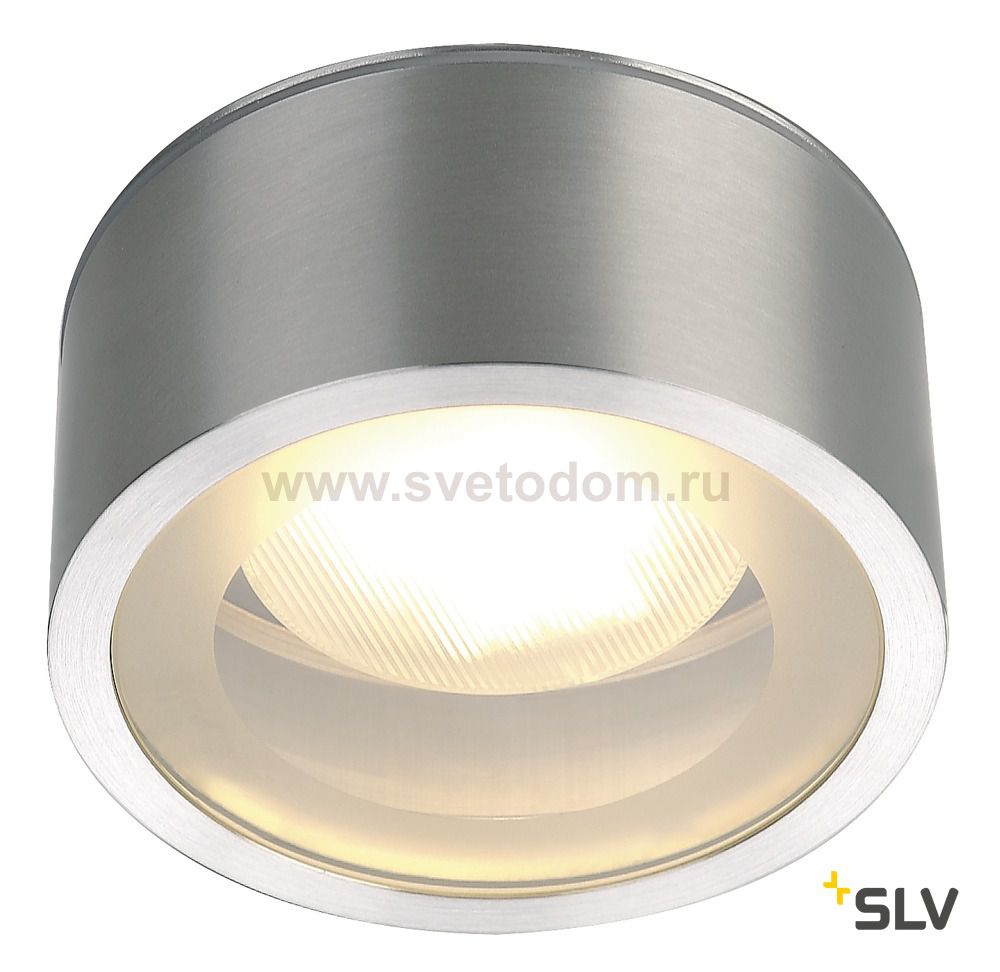 1000339 SLV ROX GX53 C светильник потолочный IP44 для лампы GX53 11Вт макс., матированный алюминий