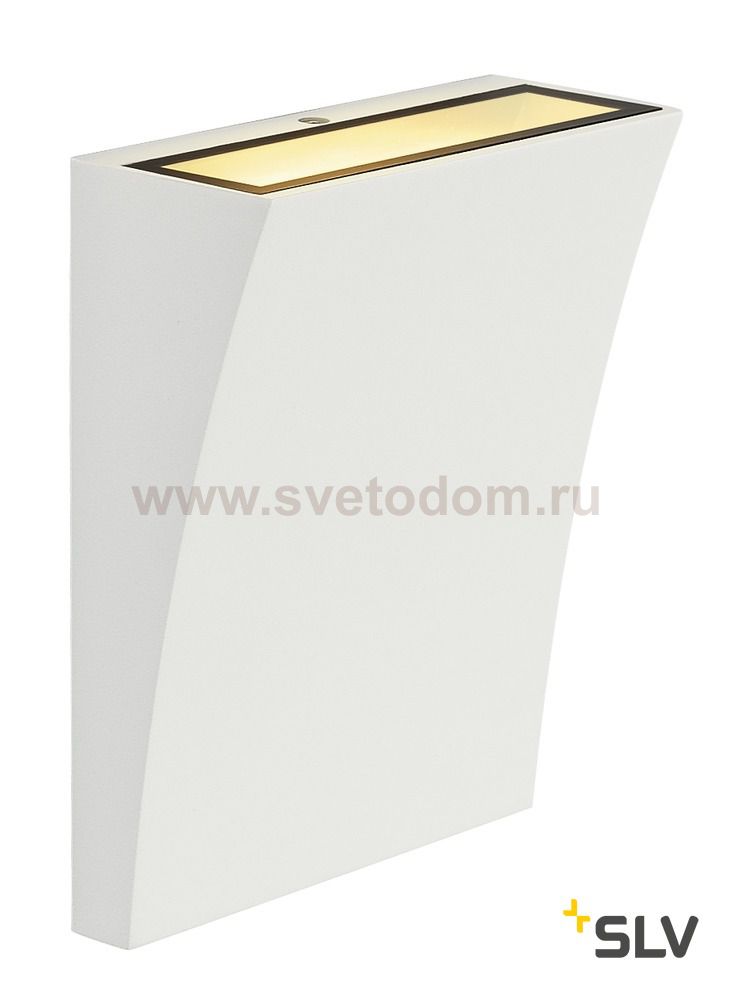 1000340 SLV DELWA WIDE светильник настенный IP44 с SMD LED 8.8Вт, 3000K, 910лм, 100°, белый