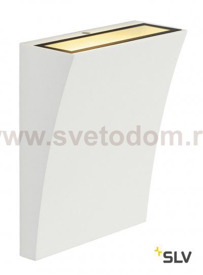 1000340 SLV DELWA WIDE светильник настенный IP44 с SMD LED 8.8Вт, 3000K, 910лм, 100°, белый